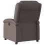 Sillón reclinable cuero auténtico marrón oscuro de , Sillones - Ref: Foro24-371790, Precio: 353,09 €, Descuento: %