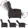 Sillón reclinable cuero auténtico marrón oscuro de , Sillones - Ref: Foro24-371790, Precio: 353,09 €, Descuento: %