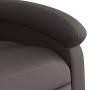 Sillón reclinable cuero auténtico marrón oscuro de , Sillones - Ref: Foro24-371790, Precio: 353,09 €, Descuento: %