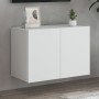 Wall-mounted TV stand in white, 60x30x41 cm by , TV Furniture - Ref: Foro24-836938, Price: 43,50 €, Discount: %