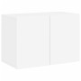 Wall-mounted TV stand in white, 60x30x41 cm by , TV Furniture - Ref: Foro24-836938, Price: 43,50 €, Discount: %