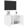 Wall-mounted TV stand in white, 60x30x41 cm by , TV Furniture - Ref: Foro24-836938, Price: 43,50 €, Discount: %