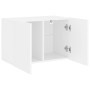 Wall-mounted TV stand in white, 60x30x41 cm by , TV Furniture - Ref: Foro24-836938, Price: 43,50 €, Discount: %