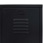 Industrial style metal wardrobe 67x35x107 cm black by vidaXL, Wardrobes - Ref: Foro24-245960, Price: 212,21 €, Discount: %