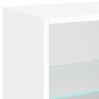 Wall-mounted bedside table with white LED lights by , TV Furniture - Ref: Foro24-837064, Price: 36,58 €, Discount: %