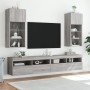 Mueble para TV con luces LED gris Sonoma 40,5x30x90 cm de , Muebles TV - Ref: Foro24-837053, Precio: 62,68 €, Descuento: %