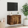 Wall-mounted TV stand in smoked oak, 60x30x41 cm by , TV Furniture - Ref: Foro24-836946, Price: 41,04 €, Discount: %