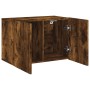 Wall-mounted TV stand in smoked oak, 60x30x41 cm by , TV Furniture - Ref: Foro24-836946, Price: 41,04 €, Discount: %