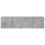 Wall-mounted TV units, 2 units, concrete gray, 80x30x41 cm by , TV Furniture - Ref: Foro24-836959, Price: 82,16 €, Discount: %