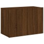 Wall-mounted TV stand in brown oak, 60x30x41 cm by , TV Furniture - Ref: Foro24-836950, Price: 42,10 €, Discount: %