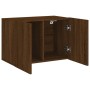 Wall-mounted TV stand in brown oak, 60x30x41 cm by , TV Furniture - Ref: Foro24-836950, Price: 42,10 €, Discount: %