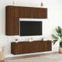 Wall-mounted TV stand in brown oak, 60x30x41 cm by , TV Furniture - Ref: Foro24-836950, Price: 42,10 €, Discount: %