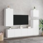 Wall-mounted TV stand in white, 80x30x41 cm by , TV Furniture - Ref: Foro24-836952, Price: 46,72 €, Discount: %