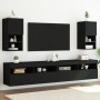 Muebles para TV con luces LED 2 uds negro 30,5x30x60 cm de , Muebles TV - Ref: Foro24-836990, Precio: 72,35 €, Descuento: %