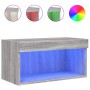 Mueble para TV con luces LED gris Sonoma 60x30x30 cm de , Muebles TV - Ref: Foro24-837137, Precio: 38,74 €, Descuento: %