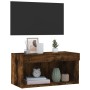 Mueble para TV con luces LED roble ahumado 60x30x30 cm de , Muebles TV - Ref: Foro24-837135, Precio: 40,41 €, Descuento: %