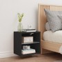 Wall-mounted bedside table with black LED lights by , TV Furniture - Ref: Foro24-837066, Price: 39,34 €, Discount: %