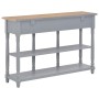 Gray MDF console table 120x30x76 cm by vidaXL, Side tables - Ref: Foro24-280017, Price: 184,13 €, Discount: %