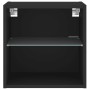 Wall-mounted bedside table with black LED lights by , TV Furniture - Ref: Foro24-837066, Price: 39,34 €, Discount: %