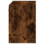 Wall-mounted bedside table with LED lights in smoked oak. by , TV Furniture - Ref: Foro24-837072, Price: 35,48 €, Discount: %