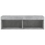 Mueble para TV con luces LED gris hormigón 100x30x30 cm de , Muebles TV - Ref: Foro24-837161, Precio: 47,15 €, Descuento: %