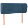 Dark blue velvet headboard 93x23x78/88 cm by , Headboards and footboards - Ref: Foro24-3117044, Price: 52,31 €, Discount: %