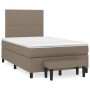 Cama box spring con colchón tela gris taupe 120x200 cm de , Camas y somieres - Ref: Foro24-3136505, Precio: 476,26 €, Descuen...