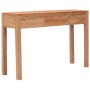 Mesa consola de madera maciza de teca 110x35x75 cm de , Mesas auxiliares - Ref: Foro24-287229, Precio: 195,03 €, Descuento: %