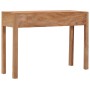 Mesa consola de madera maciza de teca 110x35x75 cm de , Mesas auxiliares - Ref: Foro24-287229, Precio: 195,03 €, Descuento: %