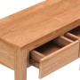 Mesa consola de madera maciza de teca 110x35x75 cm de , Mesas auxiliares - Ref: Foro24-287229, Precio: 195,03 €, Descuento: %