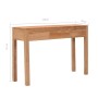 Mesa consola de madera maciza de teca 110x35x75 cm de , Mesas auxiliares - Ref: Foro24-287229, Precio: 195,03 €, Descuento: %