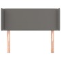 Gray synthetic leather headboard 83x16x78/88 cm by , Headboards and footboards - Ref: Foro24-3118704, Price: 53,35 €, Discoun...