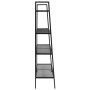 Estantería escalera 4 niveles metal negro de vidaXL, Librerías y estanterías - Ref: Foro24-245972, Precio: 81,65 €, Descuento: %