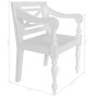 Sillas Batavia 2 unidades madera maciza de caoba blanco de , Sillas de comedor - Ref: Foro24-246963, Precio: 233,08 €, Descue...