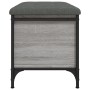 Sonoma gray engineered wood storage bench 62x42x45 cm by , Benches for halls and storage - Ref: Foro24-835140, Price: 62,19 €...