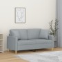 2-seater sofa with light gray fabric cushions 140 cm by , Sofas - Ref: Foro24-3200909, Price: 238,45 €, Discount: %