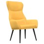 Sillón de relax de tela amarillo mostaza de , Sillones - Ref: Foro24-341078, Precio: 94,25 €, Descuento: %