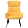 Sillón de relax de tela amarillo mostaza de , Sillones - Ref: Foro24-341078, Precio: 94,25 €, Descuento: %