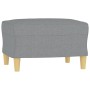 3-seater sofa with light gray fabric stool 180 cm by , Sofas - Ref: Foro24-3201192, Price: 374,79 €, Discount: %