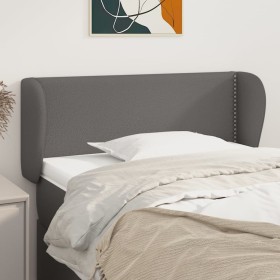 Cabecero de cuero sintético gris 83x23x78/88 cm de , Cabeceros y pies de cama - Ref: Foro24-3117080, Precio: 51,22 €, Descuen...