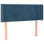 Dark blue velvet headboard 93x16x78/88 cm by , Headboards and footboards - Ref: Foro24-3118668, Price: 52,99 €, Discount: %