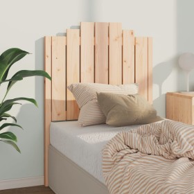 Solid pine wood bed headboard 81x4x110 cm by , Headboards and footboards - Ref: Foro24-818445, Price: 44,99 €, Discount: %