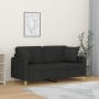 Sofá de 2 plazas con cojines tela negro 140 cm de , Sofás - Ref: Foro24-3200913, Precio: 237,99 €, Descuento: %