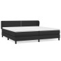 Cama box spring con colchón cuero sintético negro 200x200 cm de , Camas y somieres - Ref: Foro24-3127271, Precio: 626,95 €, D...