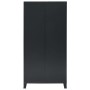 Armario metálico de estilo industrial 90x40x180 cm negro de vidaXL, Armarios roperos - Ref: Foro24-245961, Precio: 484,16 €, ...