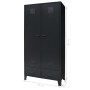 Armario metálico de estilo industrial 90x40x180 cm negro de vidaXL, Armarios roperos - Ref: Foro24-245961, Precio: 484,16 €, ...