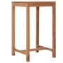 Mesa alta de jardín madera maciza de teca 60x60x105 cm de , Mesas de jardín - Ref: Foro24-287235, Precio: 189,32 €, Descuento: %