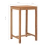 Mesa alta de jardín madera maciza de teca 60x60x105 cm de , Mesas de jardín - Ref: Foro24-287235, Precio: 189,32 €, Descuento: %