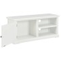 White wooden TV cabinet 90x30x40 cm by vidaXL, TV Furniture - Ref: Foro24-249878, Price: 171,46 €, Discount: %