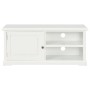 White wooden TV cabinet 90x30x40 cm by vidaXL, TV Furniture - Ref: Foro24-249878, Price: 171,46 €, Discount: %